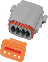8 Wire Grey Deutsch Plug & Wdglck Hd# 72138 94gy
