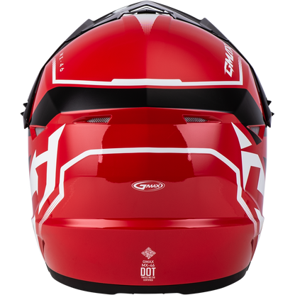 Mx 46 Compound Helmet Red/Black/White Yl
