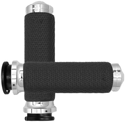 Memory Foam Grips 1.5" Medium Chrome Indian Touring