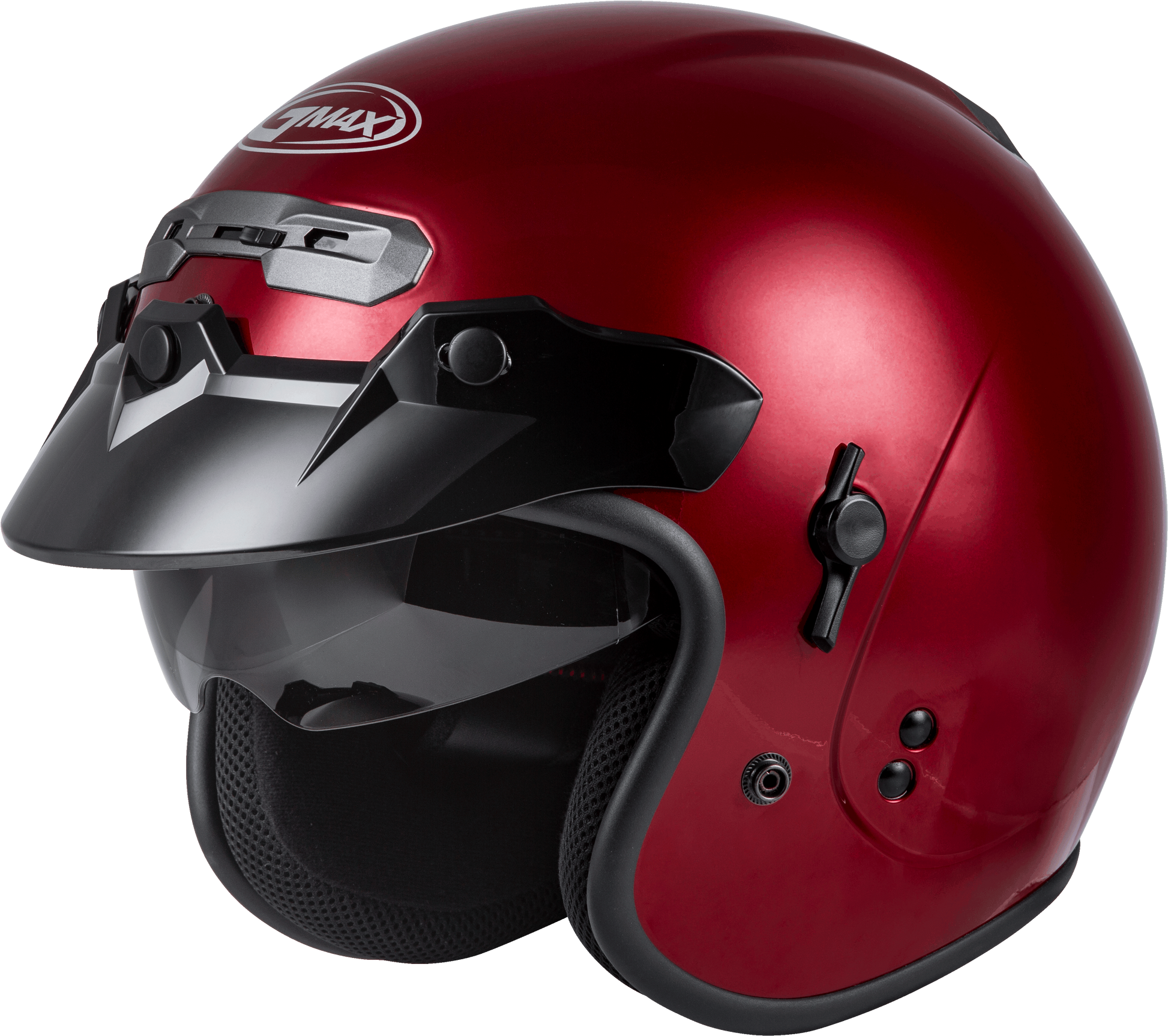 Gm 32 Open Face Helmet Candy Red 3x