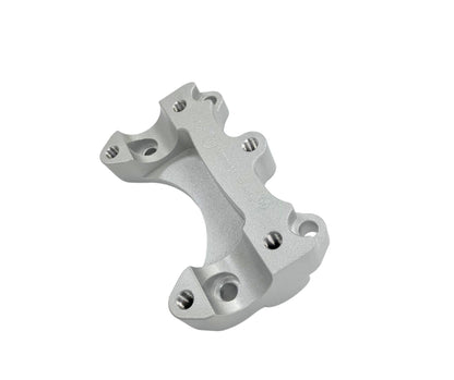 Handlebar Risers Silver W/Ram Ball Tri