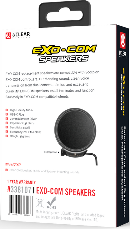 Exo Com Replacement Speaker/Mic Kit