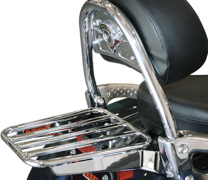 Solo Luggage Rack Tube Chrome Fits OEM Backrest Kaw Vn1600d