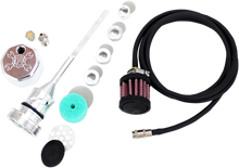 FEULING PARTS Vented Dipstick - Polished - M8 Softail 3085