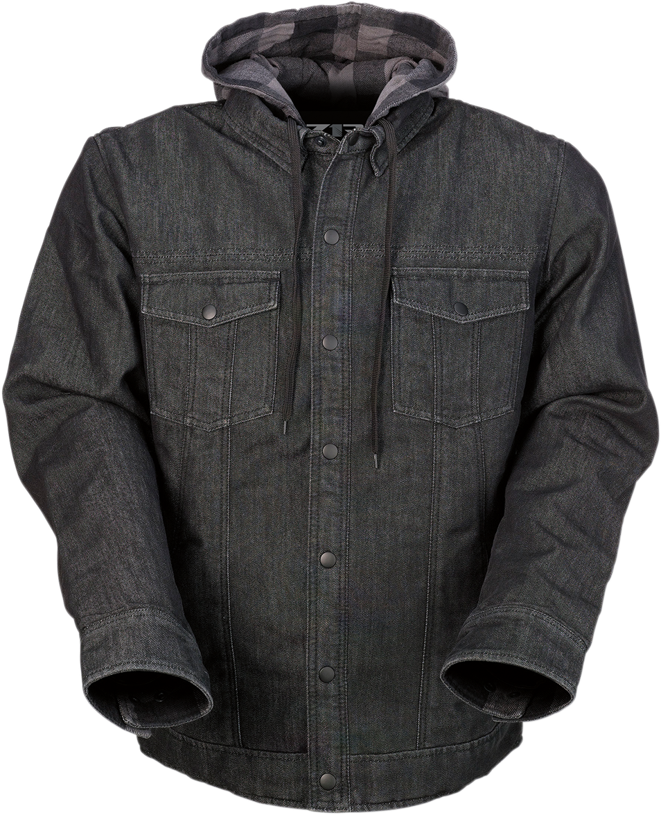 Z1R Timber Denim Shirt - Black/Gray - Small 2840-0074