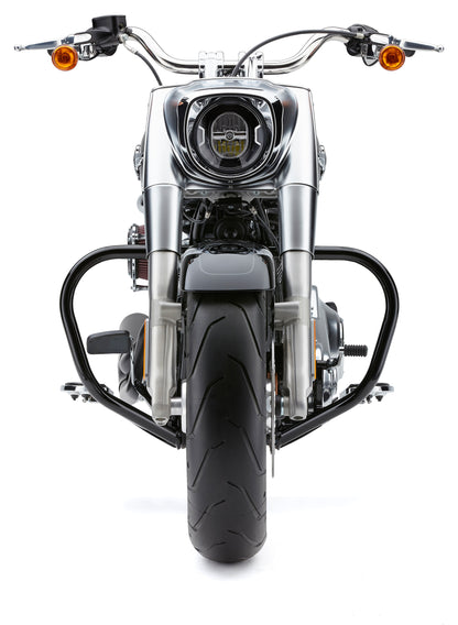 Freeway Bars 1.25" Black Flst (Exc Flstc) 00 17