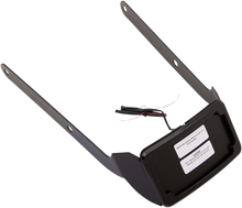 CYCLE VISIONS LP Plate Frame & Mount with Tag Light - FXSB - Black CV4664B