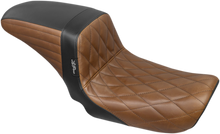 LE PERA Kickflip Seat - Diamond - Black/Brown - FXD '06-'17 LK-591DMBRNBK