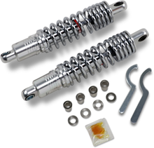 DRAG SPECIALTIES SHOCKS Premium Ride-Height Adjustable Shocks - 12.5" - Heavy Duty - Chrome C16-0167NUH