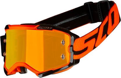 Fury Goggle Orange/Black Orange Chrome Works