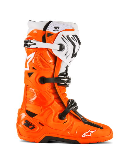 Tech 10 Enduro Boots Orange Fluo/Black/White 14