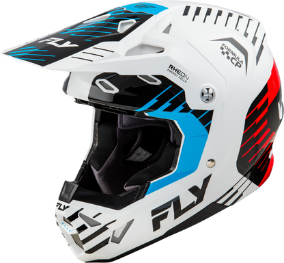 Formula Cp Slice Helmet White/Red/Cyan Sm