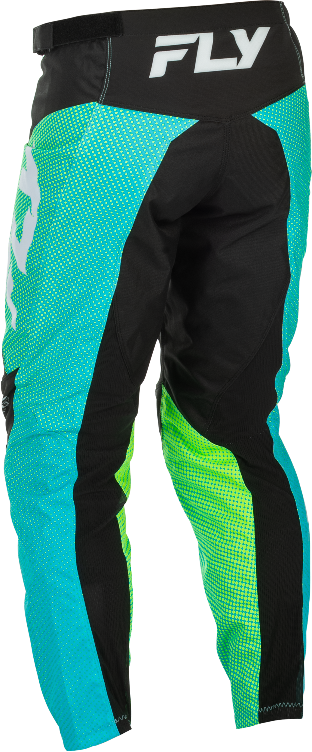 F 16 Pants Aqua/Black/White Sz 30