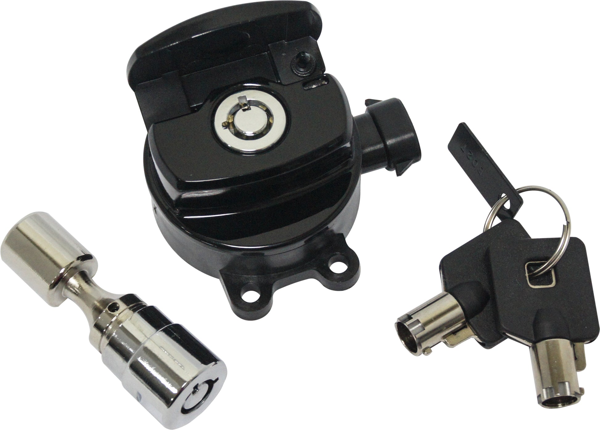 Ign Switch Fx/Flst W/Fork Lock Black