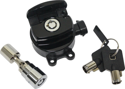 Ign Switch Fx/Flst W/Fork Lock Black