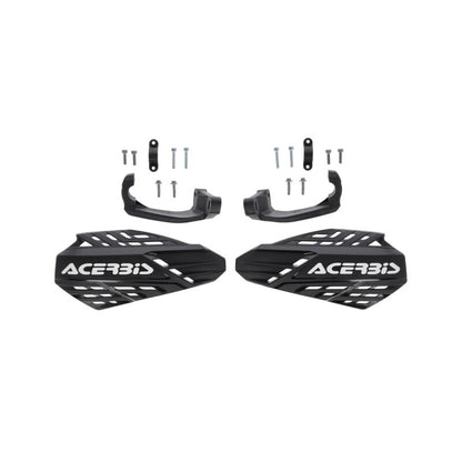 Acerbis Linear Vented Handguard - Black/White