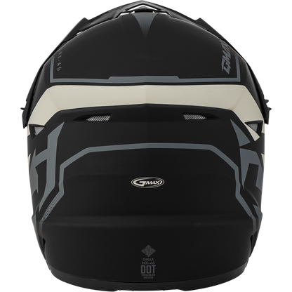 Mx 46 Compound Helmet Matte Black/Grey/White Ym