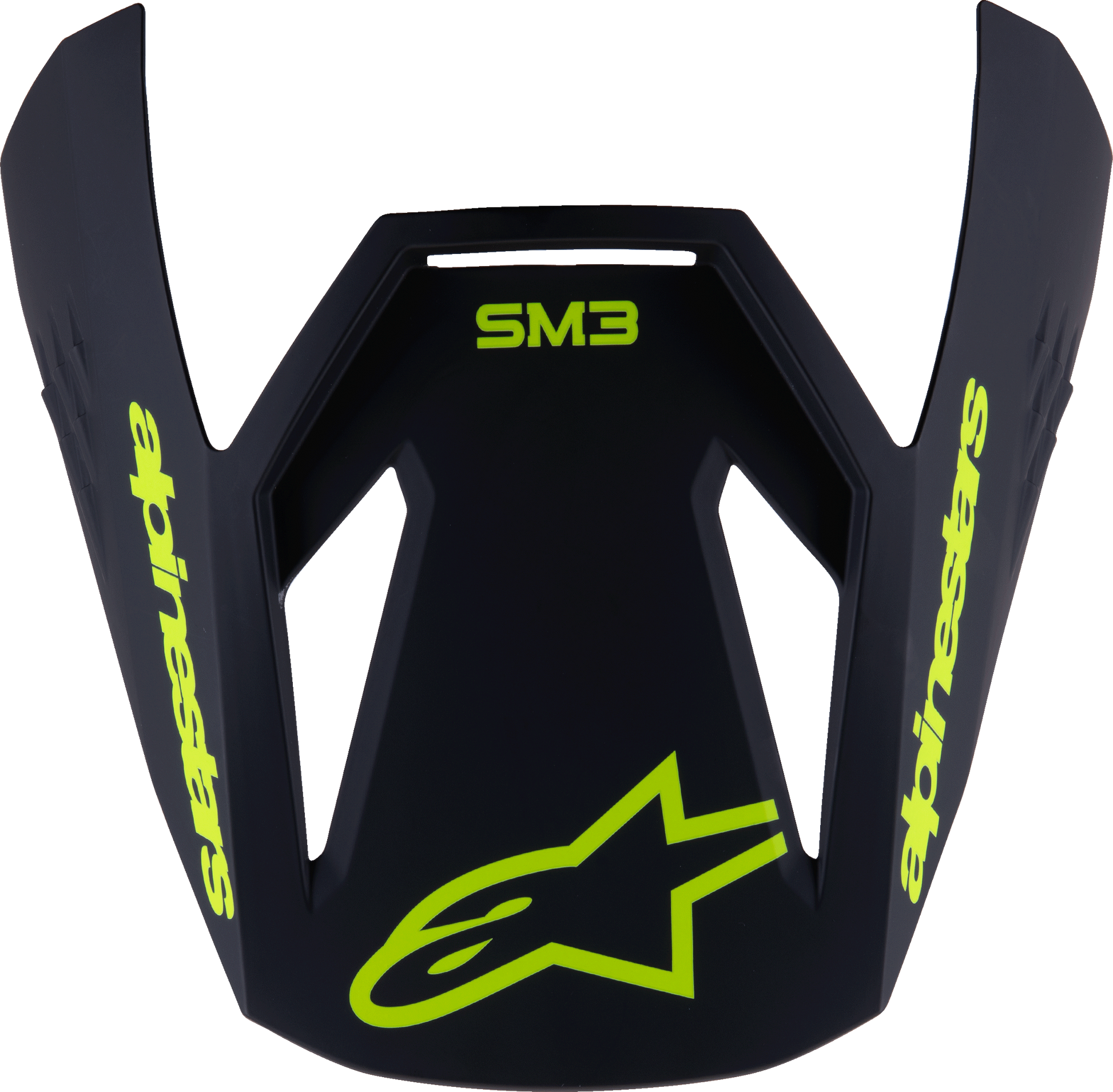 Sm3 Youth Radium Visor Black/Yellow Fluo Matt