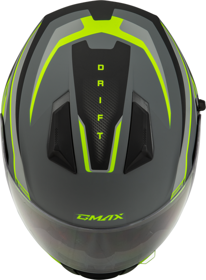 Ff 18 Drift Helmet Matte Grey/Hi Viz Xl