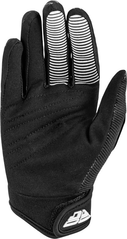 Youth F 16 Gloves Black/White Ys