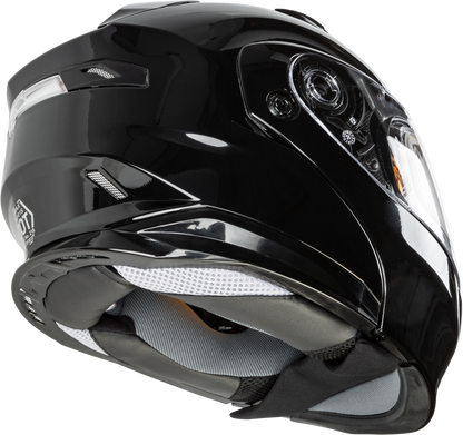 Md 01s Modular Snow Helmet W/Electric Shield Black Md