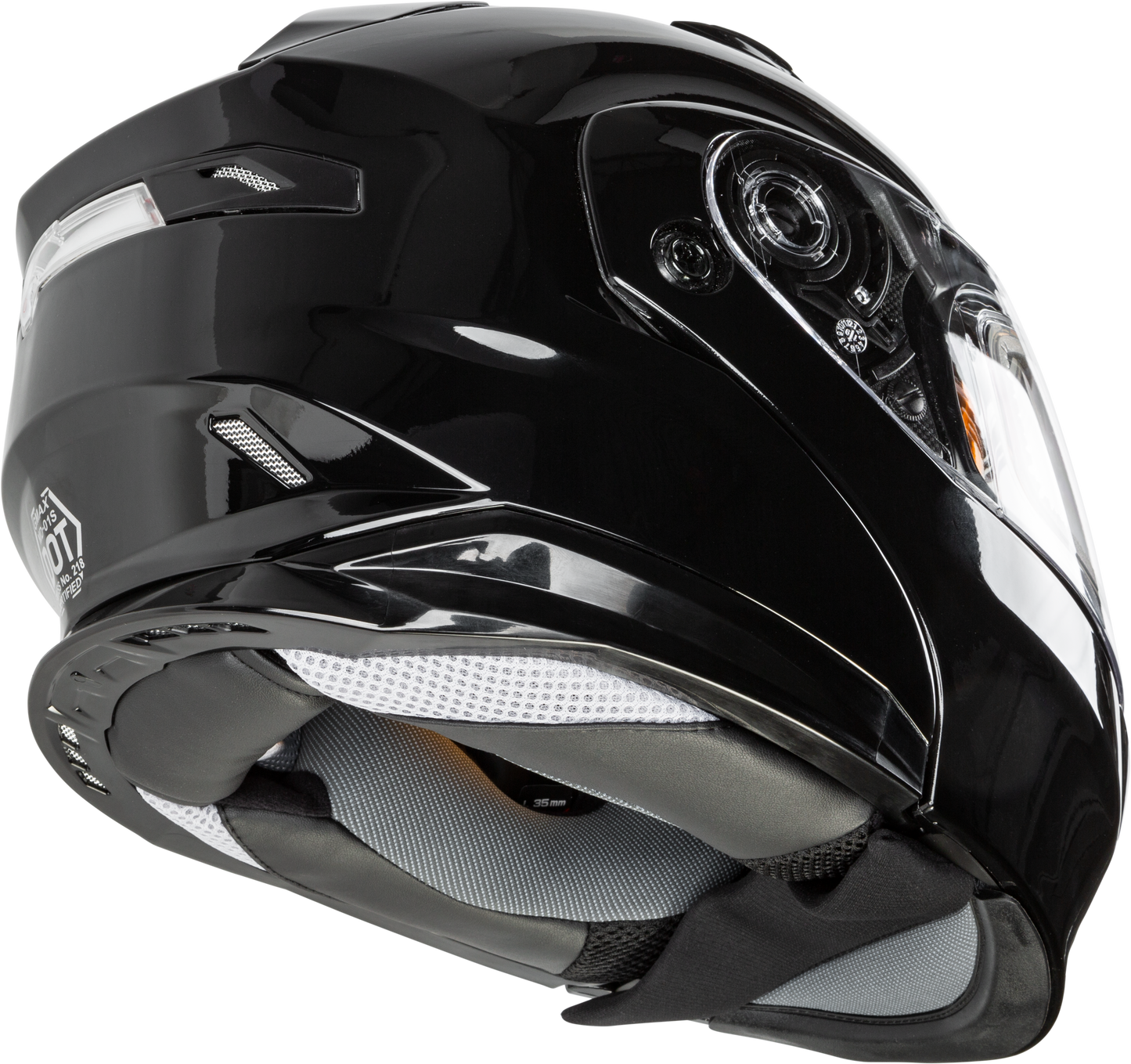 Md 01s Modular Snow Helmet W/Electric Shield Black Sm
