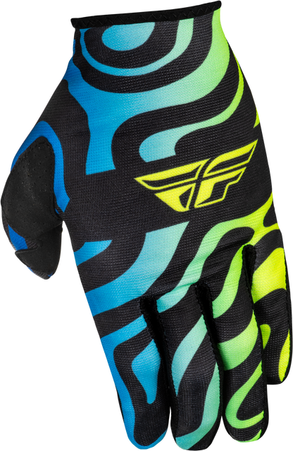 Lite Zen Gloves Black/Blue/Hi Vis Lg