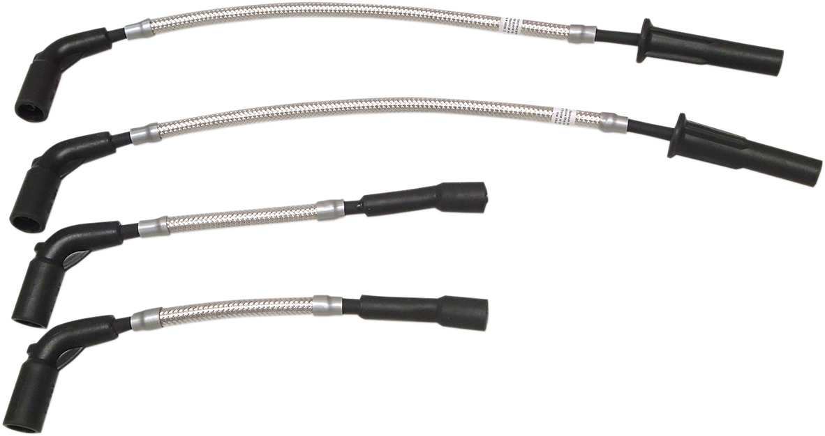 MAGNUM SHIELDING Spark Plug Wire Set - Polished Stainless - Softail 3047S