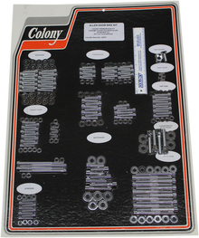 COLONY Bolt Kit - Engine - Chrome 1028-P