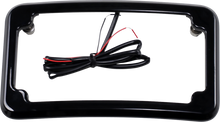 CYCLE VISIONS Beveled License Plate Frame - Black CV4617B
