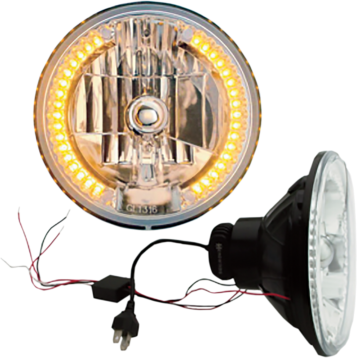 HEADWINDS 7" LED Headlight with LED Turn Signals 8-9727LEDWTA