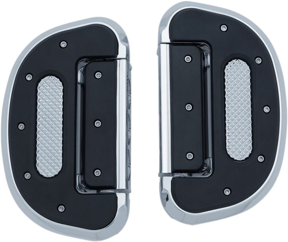 KURYAKYN Heavy Industry Floorboard - Universal Folding - Chrome KUR7045