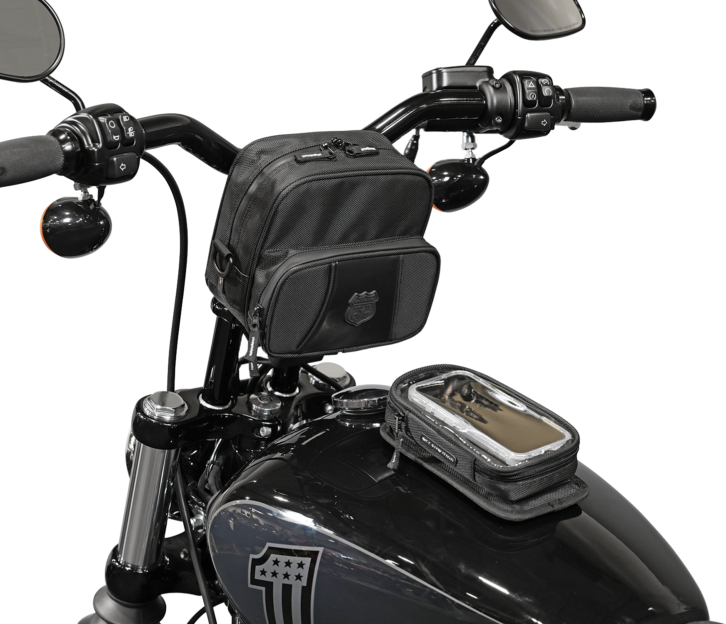 Route 1 Hwy Handlebar Bag 7l Black