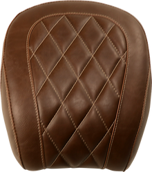 MUSTANG Passenger Seat - Diamond - Brown - FLHC/S 83006