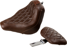 MUSTANG Seat - Wide Tripper™ Solo - with Backrest - Diamond - Brown 83031