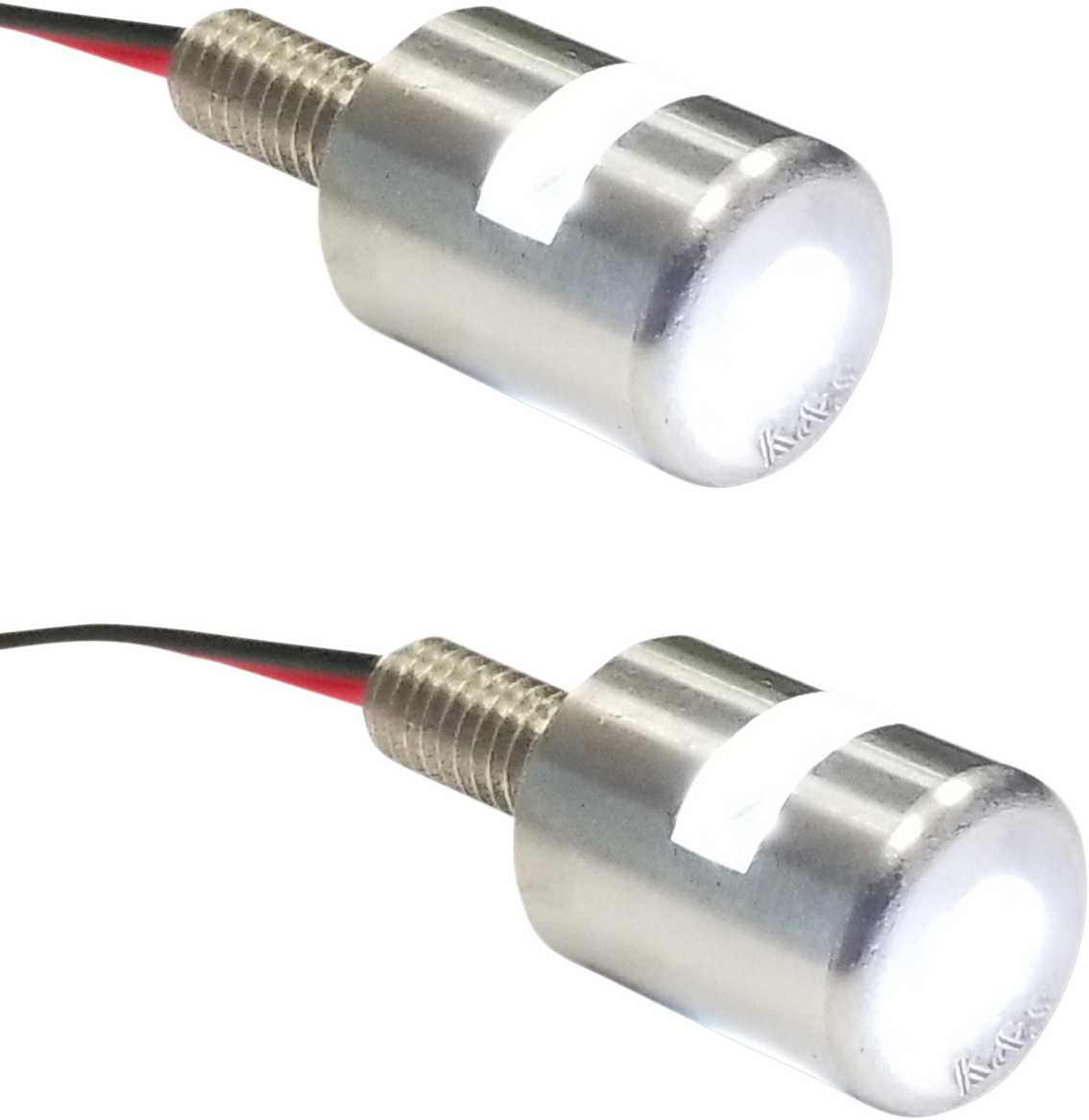 K&S TECHNOLOGIES Three-Beam License Plate Bolt Lights - White 25-9181