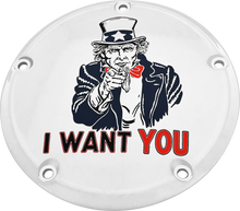 7   Tc Derby Cover Uncle Sam Chrome