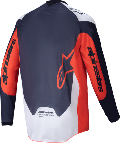 Pro Dura Jersey Navy/Hot Orange/White Xl