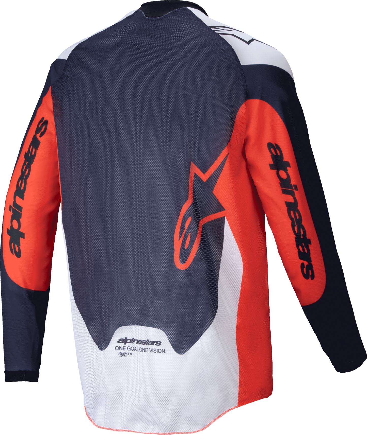Pro Dura Jersey Navy/Hot Orange/White Sm