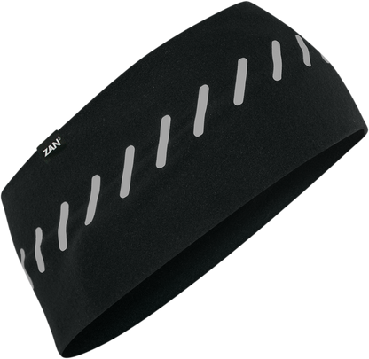 ZAN HEADGEAR SportFlex® Headband - Black Reflective HBL114R