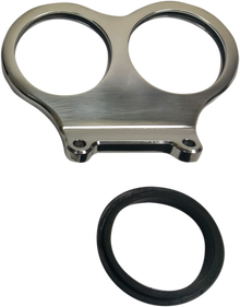 CYCLE PERFORMANCE PROD. Dual Mini Gauge Bracket - Straight Bars CPP/9080MD
