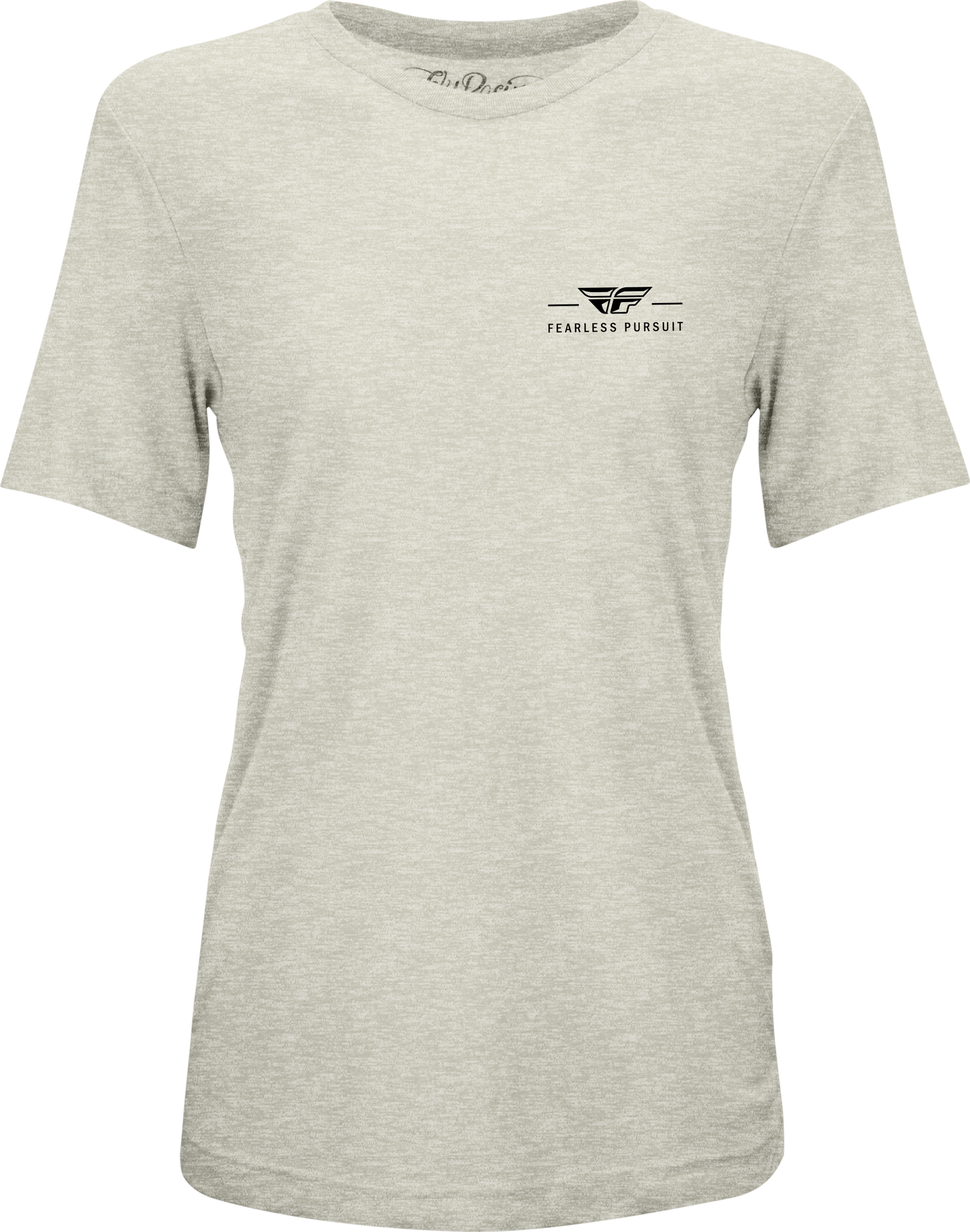 Women's Fly Motto Tee Cream Sm