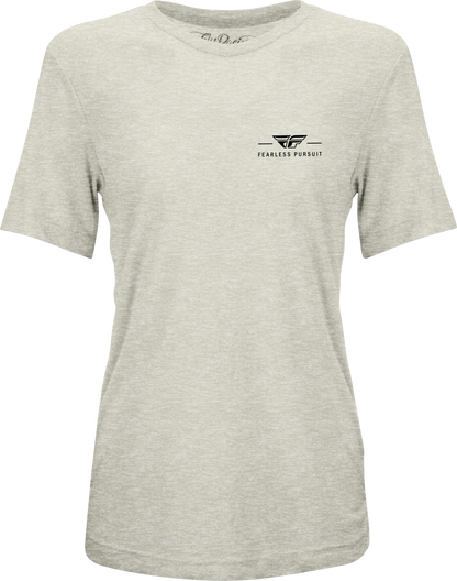 Women's Fly Motto Tee Cream Sm