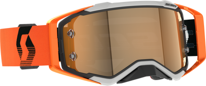 Prospect Amp Gogggle Grey/Orange Gold Chrome Works