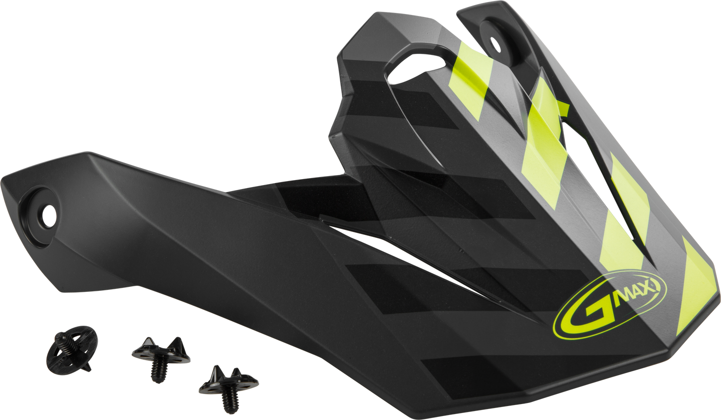 Visor W/Screws Fame Mx 86 Matte Dark Grey/Hi Vis