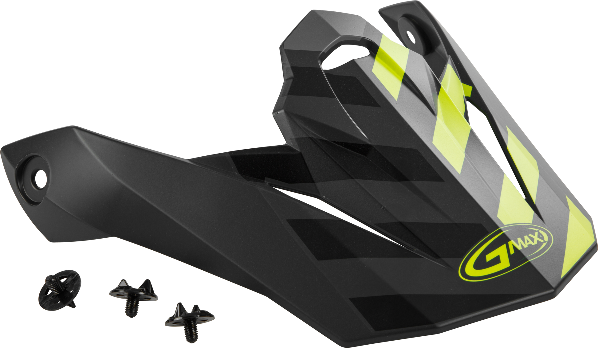 Visor W/Screws Fame Mx 86 Matte Dark Grey/Hi Vis