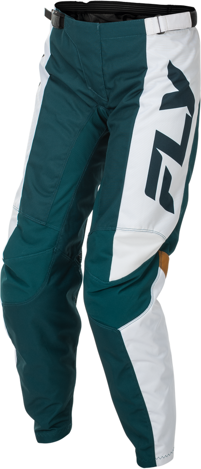 Women's F 16 Pants Teal/White/Gold Sz 00/02