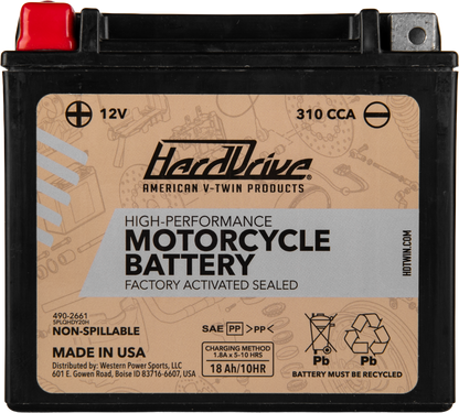 High Perform  Battery Ytx20h Cca 310