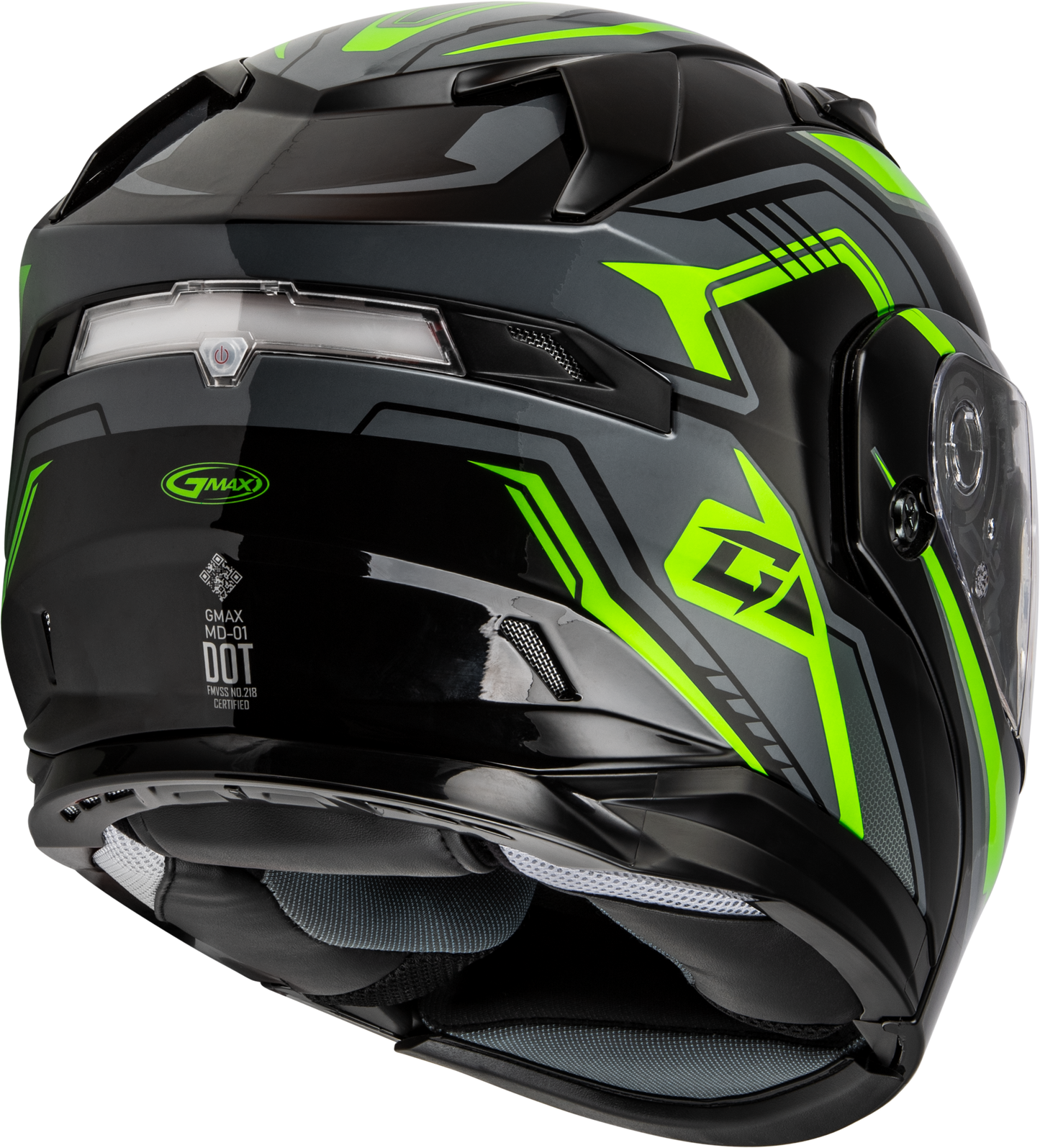 Md 01s Transistor Snow Helmet Black/Grey/Green 3x