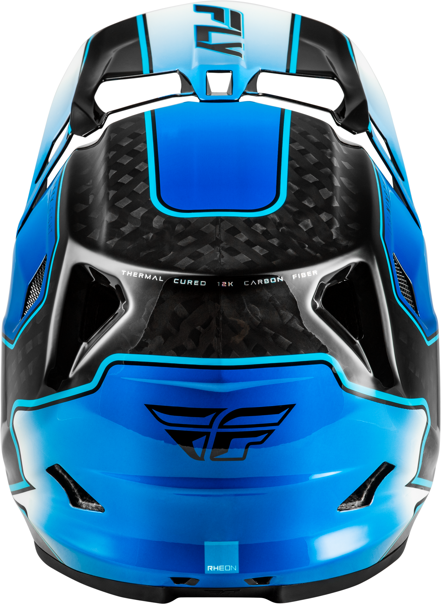 Werx R Flow Carbon Helmet Black Carbon/Blue/White Xs